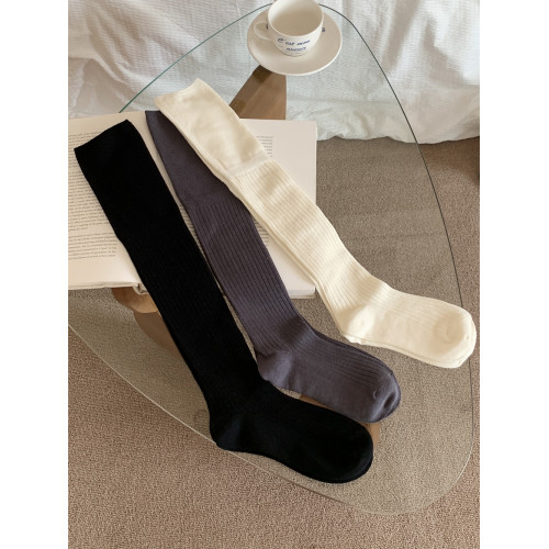 細細條 過膝襪女ins日系簡約風秋冬百搭純色jk顯瘦大腿襪竪紋長襪 細細條 過膝襪女ins日系簡約風秋冬百搭純色jk顯瘦大腿襪竪紋長襪