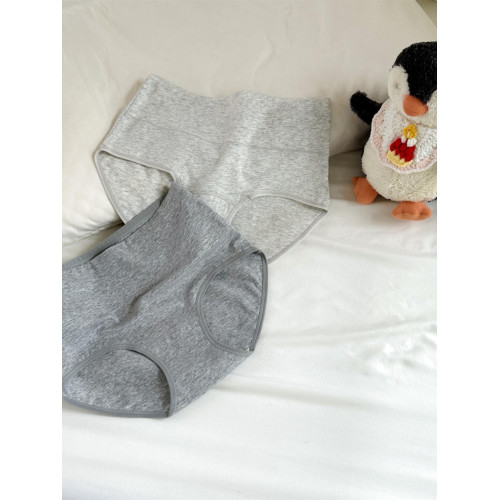 簡約灰黑色系女士襠部加長收小肚子收腹高腰包臀純棉內褲女三角褲 簡約灰黑色系女士襠部加長收小肚子收腹高腰包臀純棉內褲女三角褲