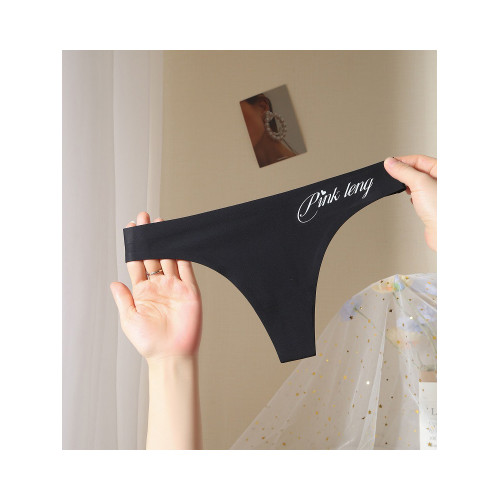 3條無痕丁字褲性感女內褲一片式冰絲運動健身隱形薄款純欲tback 3條無痕丁字褲性感女內褲一片式冰絲運動健身隱形薄款純欲tback