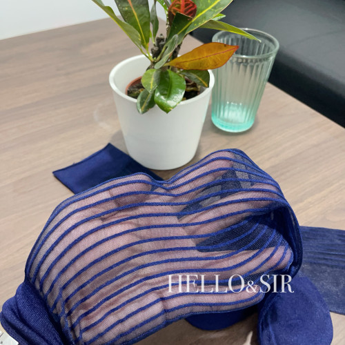 HELLO&SIR 新款超薄透氣款條紋純色黑絲襪中筒正裝商務系列絲襪男