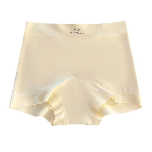 冰絲平角內褲女2025新款全棉襠抑菌加長底襠無痕透氣二合一安全褲 冰絲平角內褲女2025新款全棉襠抑菌加長底襠無痕透氣二合一安全褲