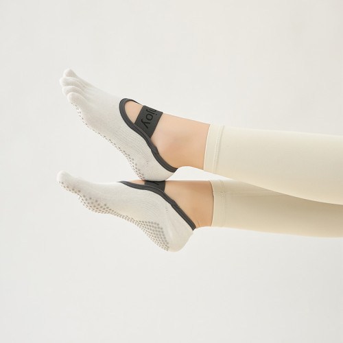 專業防滑瑜珈襪女士短筒運動隱形船襪普拉提運動吸汗透氣分趾襪子 專業防滑瑜珈襪女士短筒運動隱形船襪普拉提運動吸汗透氣分趾襪子