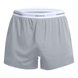 男士內褲青年莫代爾舒適夏季阿羅褲寬松平角短褲家居睡褲高彈簡約