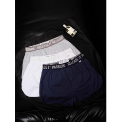 D.M男內褲青年阿羅褲 低腰性感家居短褲寬鬆大碼四角睡褲棉字母