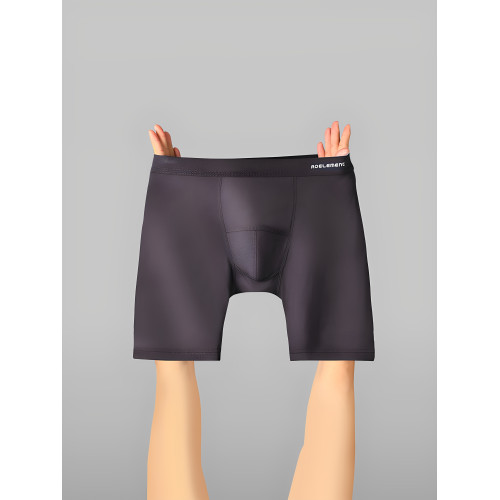 莫代爾大碼男士內褲運動防磨腿平角褲衩跑步肥佬四角褲加長短褲頭 莫代爾大碼男士內褲運動防磨腿平角褲衩跑步肥佬四角褲加長短褲頭