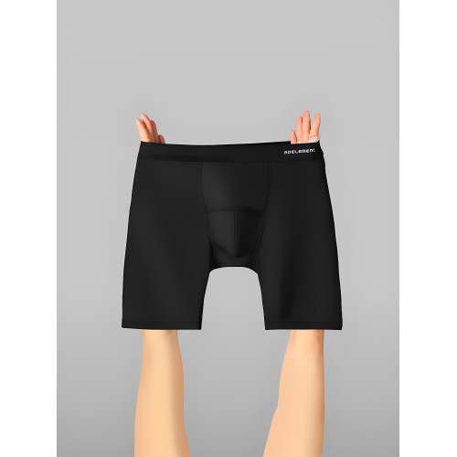 莫代爾大碼男士內褲運動防磨腿平角褲衩跑步肥佬四角褲加長短褲頭 莫代爾大碼男士內褲運動防磨腿平角褲衩跑步肥佬四角褲加長短褲頭