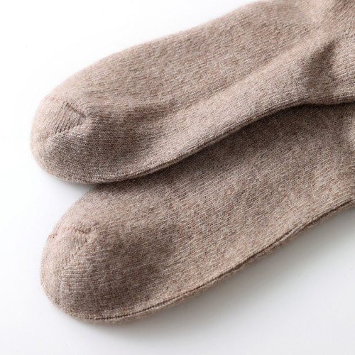 100%純山羊絨長筒襪保暖過膝護腿高筒半筒襪厚款高彈男女士秋冬季 100%純山羊絨長筒襪保暖過膝護腿高筒半筒襪厚款高彈男女士秋冬季