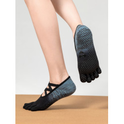 SIXHYS專業防滑普拉提襪瑜珈襪子女芭蕾系列五指分趾室內健身舞蹈