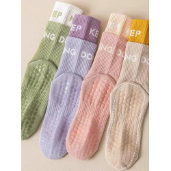 瑜珈襪子襪防滑襪女長筒配鯊魚褲健身運動瑜珈加厚假兩件跳繩跳舞