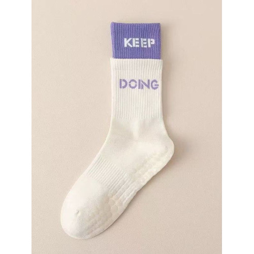 瑜珈襪子襪防滑襪女長筒配鯊魚褲健身運動瑜珈加厚假兩件跳繩跳舞 瑜珈襪子襪防滑襪女長筒配鯊魚褲健身運動瑜珈加厚假兩件跳繩跳舞