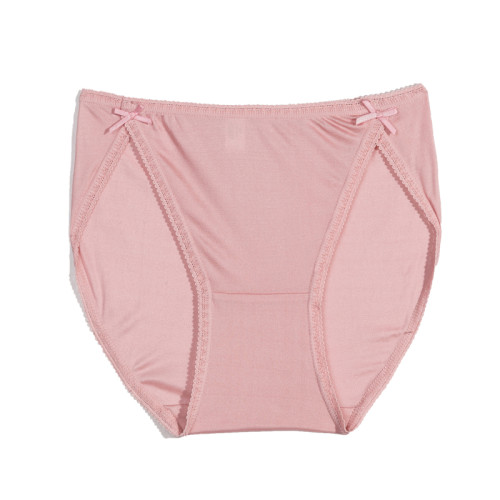 不起球不掉色 低腰真絲內褲女 舒適性感無痕透氣女士三角蠶絲短褲