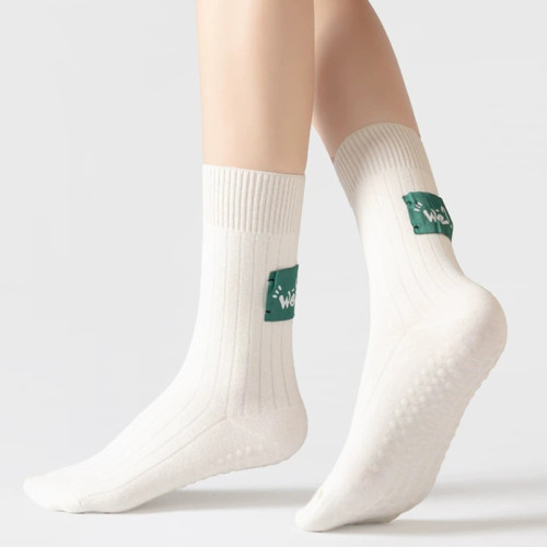 瑜珈襪子防滑專業女中筒室內運動健身防滑襪地板襪成人普拉提襪子 瑜珈襪子防滑專業女中筒室內運動健身防滑襪地板襪成人普拉提襪子