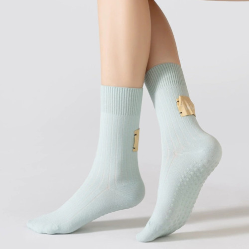 瑜珈襪子防滑專業女中筒室內運動健身防滑襪地板襪成人普拉提襪子 瑜珈襪子防滑專業女中筒室內運動健身防滑襪地板襪成人普拉提襪子