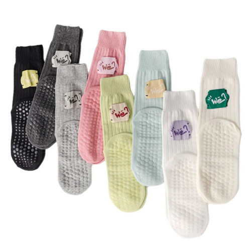 瑜珈襪子防滑專業女中筒室內運動健身防滑襪地板襪成人普拉提襪子 瑜珈襪子防滑專業女中筒室內運動健身防滑襪地板襪成人普拉提襪子