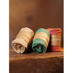 山下的家 植物染棉麻瑜珈襪子 一體襪日常運動襪吸汗透氣男女通用