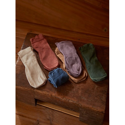 山下的家 植物染棉麻瑜珈襪子 一體襪日常運動襪吸汗透氣男女通用 山下的家 植物染棉麻瑜珈襪子 一體襪日常運動襪吸汗透氣男女通用