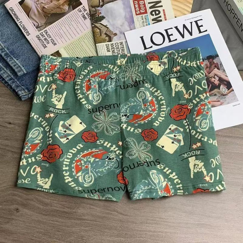 潮流阿羅褲男士內褲個性居家平角褲舒適透氣寬松大碼男生四角短褲