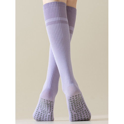 拼色瑜珈小腿襪專業防滑普拉提壓力運動襪子女春秋健身舞蹈長筒襪 拼色瑜珈小腿襪專業防滑普拉提壓力運動襪子女春秋健身舞蹈長筒襪