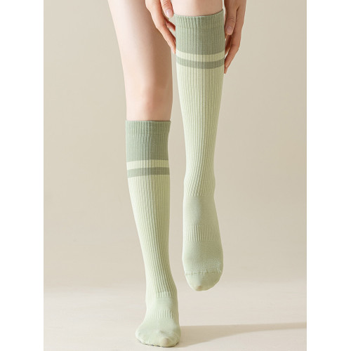 拼色瑜珈小腿襪專業防滑普拉提壓力運動襪子女春秋健身舞蹈長筒襪 拼色瑜珈小腿襪專業防滑普拉提壓力運動襪子女春秋健身舞蹈長筒襪