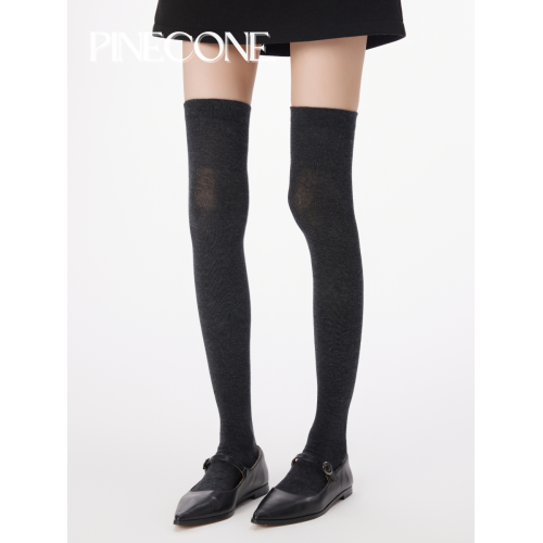 過膝襪女秋冬黑色長筒襪壓力瘦腿JK襪子無骨純棉打底護膝大腿襪 過膝襪女秋冬黑色長筒襪壓力瘦腿JK襪子無骨純棉打底護膝大腿襪