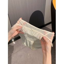 藍色孤島~女生法式純欲蕾絲性感女士三角褲高顔值內褲女2026新款