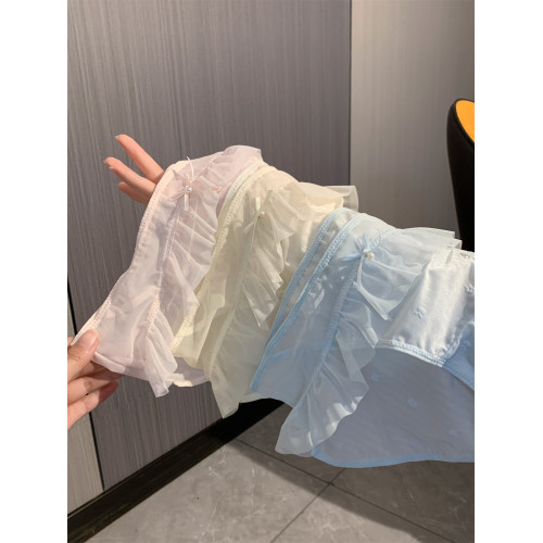 藍色孤島~女生法式純欲蕾絲性感女士三角褲高顔值內褲女2026新款