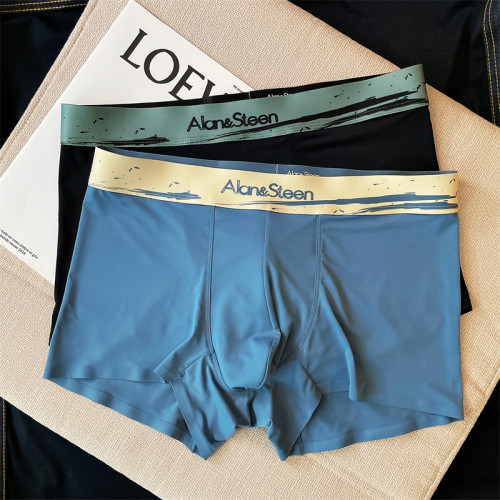 冰絲內褲男士平角褲夏季薄款透氣寬松男內褲大碼青年運動四角短褲 冰絲內褲男士平角褲夏季薄款透氣寬松男內褲大碼青年運動四角短褲