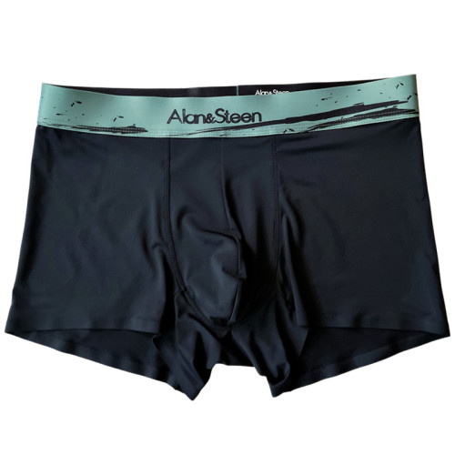 冰絲內褲男士平角褲夏季薄款透氣寬松男內褲大碼青年運動四角短褲 冰絲內褲男士平角褲夏季薄款透氣寬松男內褲大碼青年運動四角短褲