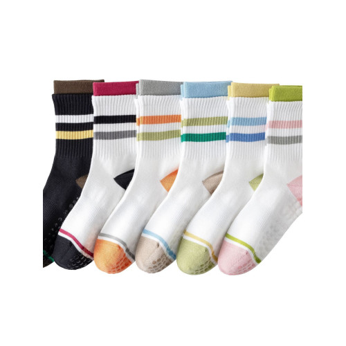 IuIu yogo中筒運動室內健身襪子跳操透氣防滑矽膠襪瑜珈襪子女秋 IuIu yogo中筒運動室內健身襪子跳操透氣防滑矽膠襪瑜珈襪子女秋