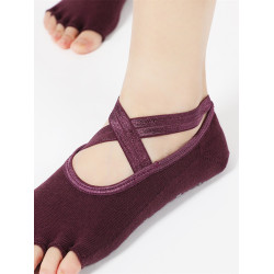 瑜珈襪子防滑女專業運動舞蹈襪子練功防滑蹦床襪瑜珈普拉提五指襪