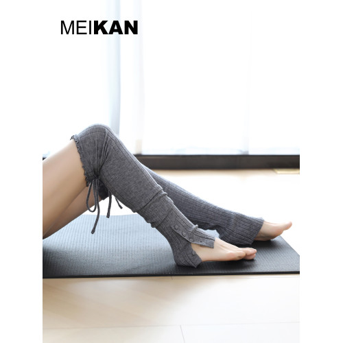 【羊毛】MEIKAN堆堆過膝襪套小腿襪套秋冬保暖襪厚襪子系帶腿套女 【羊毛】MEIKAN堆堆過膝襪套小腿襪套秋冬保暖襪厚襪子系帶腿套女