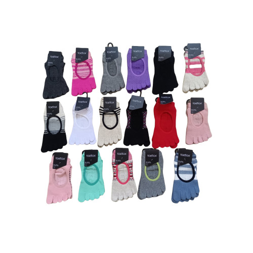 toesox普拉提瑜珈襪純棉五指襪瑜珈襪專業防滑耐磨鍛鍊舞蹈襪 toesox普拉提瑜珈襪純棉五指襪瑜珈襪專業防滑耐磨鍛鍊舞蹈襪