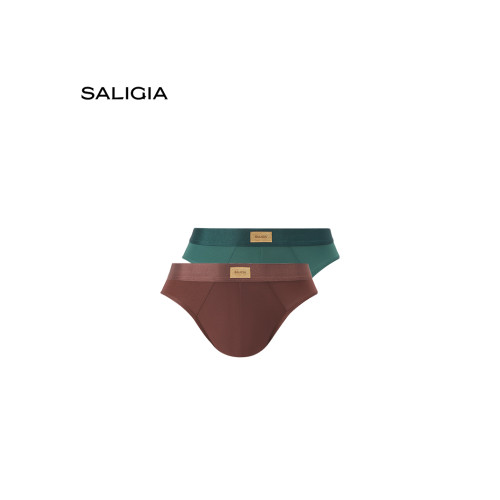 SALIGIA夜欲流光鑽感光澤順滑平紋織物男士三角內褲