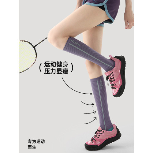 薄款壓力運動襪子女健身中筒襪專業跑步跳繩瑜珈襪瘦腿壓縮小腿襪 薄款壓力運動襪子女健身中筒襪專業跑步跳繩瑜珈襪瘦腿壓縮小腿襪