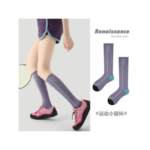 薄款壓力運動襪子女健身中筒襪專業跑步跳繩瑜珈襪瘦腿壓縮小腿襪 薄款壓力運動襪子女健身中筒襪專業跑步跳繩瑜珈襪瘦腿壓縮小腿襪
