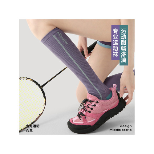 薄款壓力運動襪子女健身中筒襪專業跑步跳繩瑜珈襪瘦腿壓縮小腿襪 薄款壓力運動襪子女健身中筒襪專業跑步跳繩瑜珈襪瘦腿壓縮小腿襪