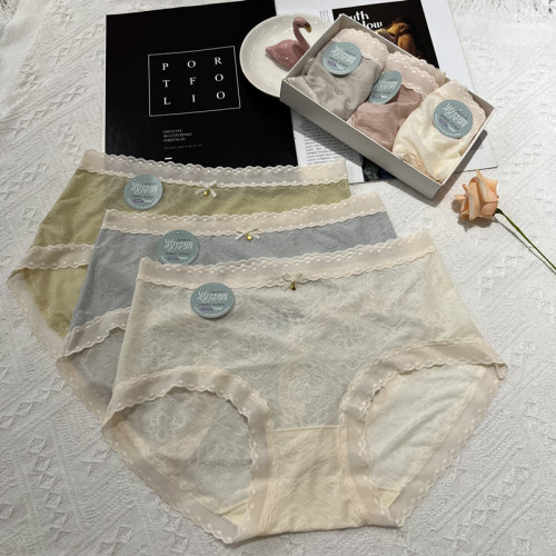 米婭林妝花綢3077中腰內褲女舒適輕薄抗菌桑蠶絲底檔無痕包臀短褲 米婭林妝花綢3077中腰內褲女舒適輕薄抗菌桑蠶絲底檔無痕包臀短褲