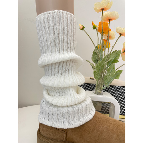 37cm羊毛襪套女秋冬季加絨深灰色針織腿套搭配鯊魚褲雪地靴堆堆襪 37cm羊毛襪套女秋冬季加絨深灰色針織腿套搭配鯊魚褲雪地靴堆堆襪