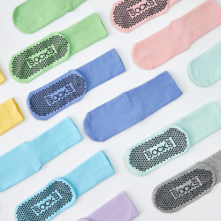 普拉提襪子中筒瑜珈襪子防滑專業女室內健身地板襪成人瑜珈防滑襪