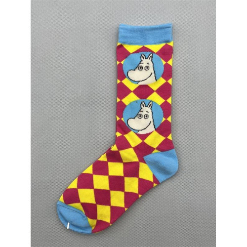 姆明亞美襪子新款女士純棉中筒襪卡通圖案森系文藝範甜美可愛潮襪 姆明亞美襪子新款女士純棉中筒襪卡通圖案森系文藝範甜美可愛潮襪