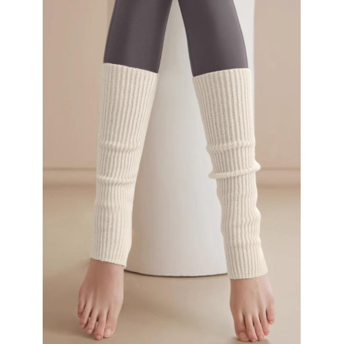 瑜珈襪白色堆堆襪女秋冬2025新款長筒腳踩襪套護腿抗菌針織小腿襪 瑜珈襪白色堆堆襪女秋冬2025新款長筒腳踩襪套護腿抗菌針織小腿襪