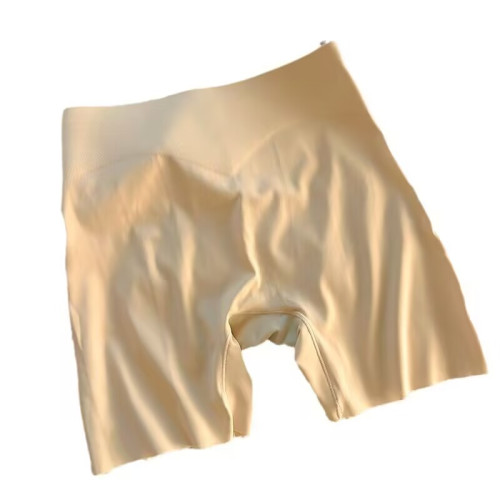 冰絲內褲女平角無痕安全褲防走光薄款純棉襠高腰收腹打底四角短褲 冰絲內褲女平角無痕安全褲防走光薄款純棉襠高腰收腹打底四角短褲