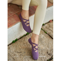 卡益專業健身瑜珈襪防滑女秋冬舞蹈跳繩普拉提襪子地板運動短棉襪