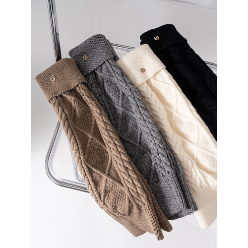 韓國東大門襪子女長筒老板娘同款毛線針織襪套腿套加厚小腿堆堆襪 韓國東大門襪子女長筒老板娘同款毛線針織襪套腿套加厚小腿堆堆襪