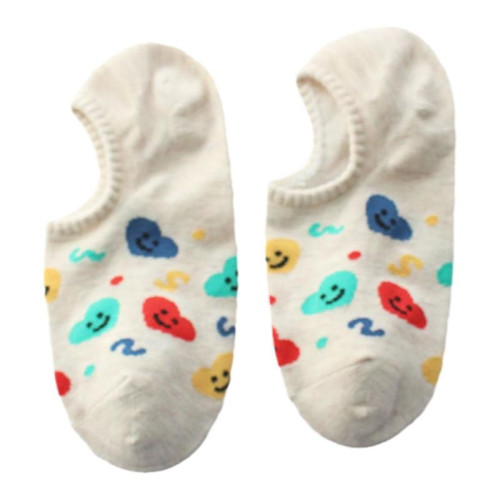 襪子女短襪純棉春夏ins低幫淺口韓國可愛小花隱形矽膠不掉跟船襪