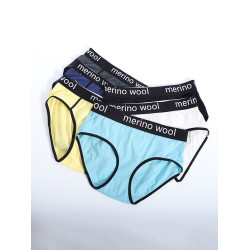 美利奴羊毛內褲女運動三角褲美麗諾女生中腰越野跑步四季內衣H58