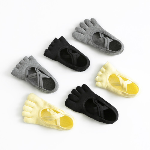 五指瑜珈襪女專業防滑普拉提夏季薄款室內運動空中健身服舞蹈襪子 五指瑜珈襪女專業防滑普拉提夏季薄款室內運動空中健身服舞蹈襪子