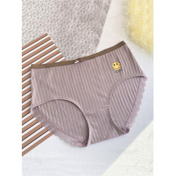 內褲女大碼胖mm200斤全棉中腰日系可愛莫代爾棉質面料無痕三角褲