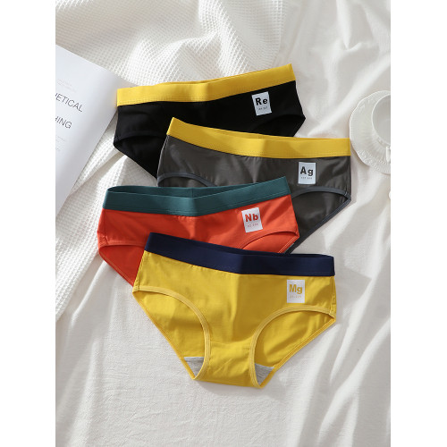 女士內褲純棉胖mm三角2025新款石墨烯抗菌襠運動舒適中腰大碼短褲