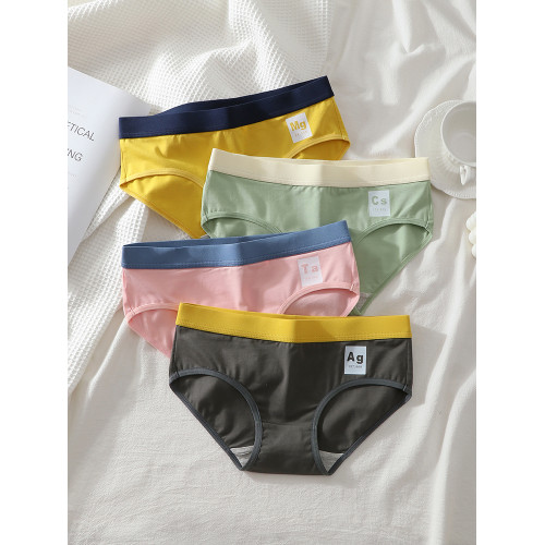 女士內褲純棉胖mm三角2025新款石墨烯抗菌襠運動舒適中腰大碼短褲